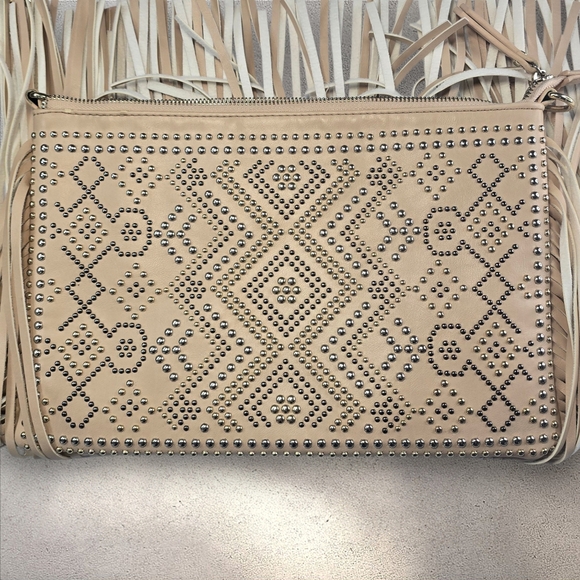 Imoshion Fringe And Studded Boho Shoulder Crossbody‎ Bag - Picture 7 of 12